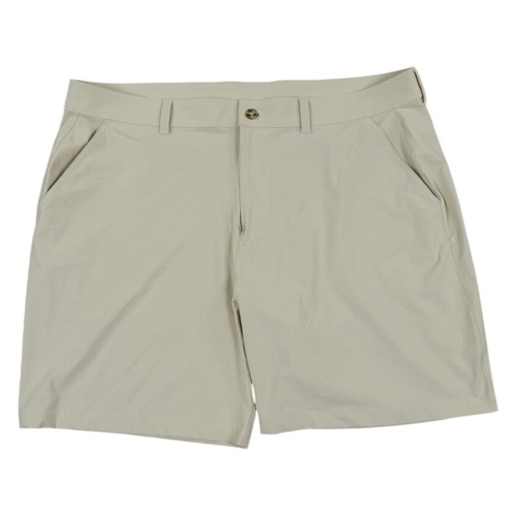 GenTeal Brrr Bunker Shorts Mens 42 Khaki brrr Cooling Logo Golf Outdoor Skate